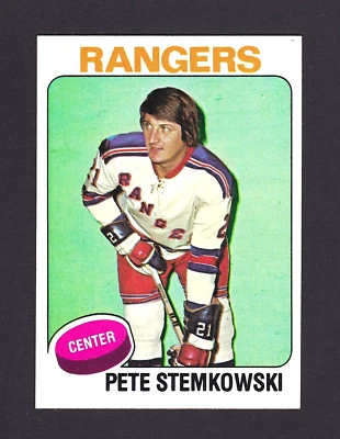 1975-76 Topps Hockey #303 Pete Stemkowski [NM] - Image 1 of 2