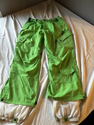 Pantalones de Nieve Sessions Niños Hombre’s Serie Terreno Medio Verde Back Country Foto 1 de 4