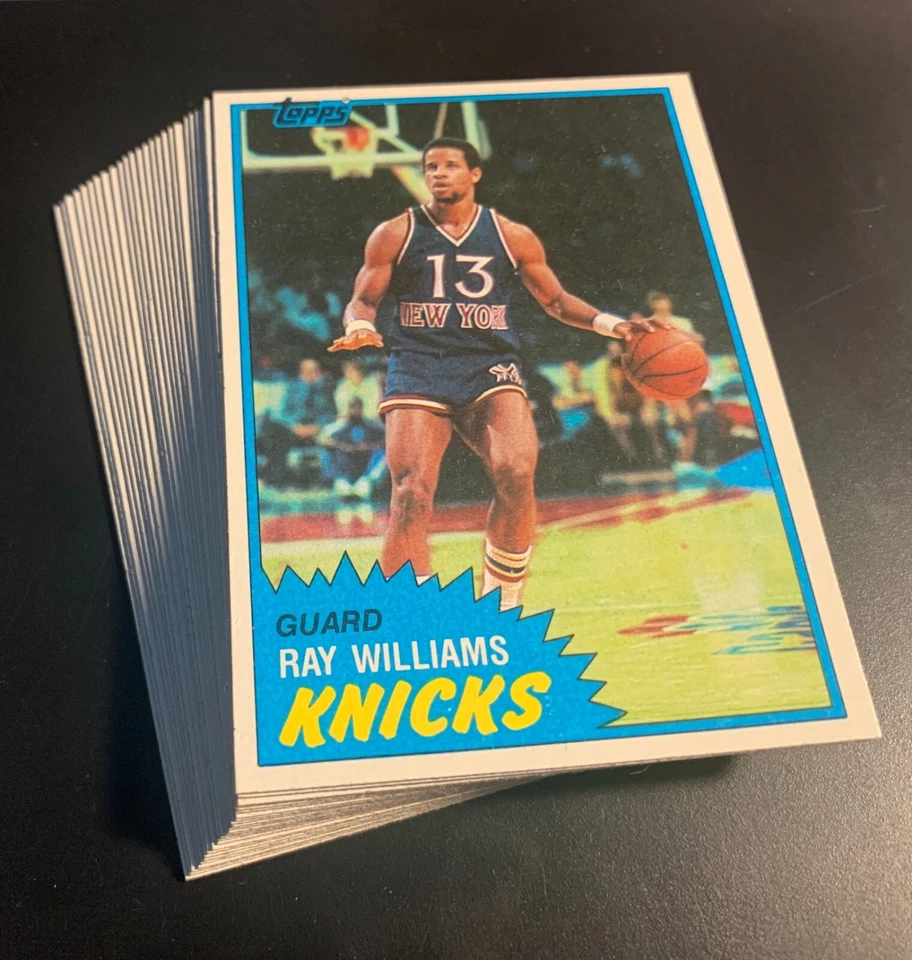 LOTE 25 TARJETAS AFILADAS DE AFEITAR DE RAY WILLIAMS #28 TOPPS 1981-82 Foto 1 de 1