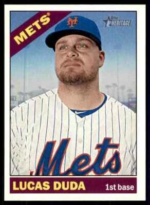2015 Topps Heritage Lucas Duda #395 New York Mets - Image 1 of 2