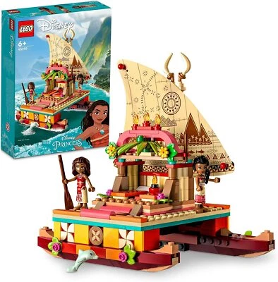 LEGO Disney PRINCESS Moana and Adventure Boat Block Building Toy 43210 New - Image 1 of 4