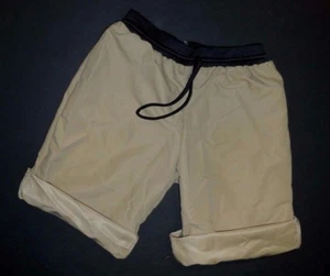 Pantalones Cortos de Baile HipHop Caqui Cordón Cintura NIÑOS Hombres Damas Gamuzado Suplex - Imagen 1 de 10