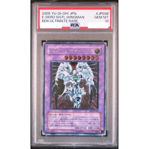 PSA 10 Yu-gi-oh! E-Hero Shining Flare Wingman Ultimate Rare EEN-JP036 2005 japan - Picture 1 of 2