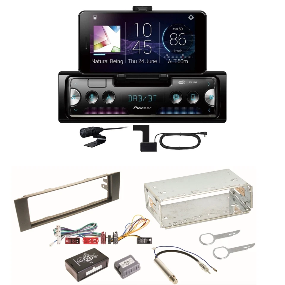 Pioneer SPH-20DAB Digitalradio Bluetooth USB MP3 Einbauset für Audi A3 8P 8PA - Bild 1 von 1