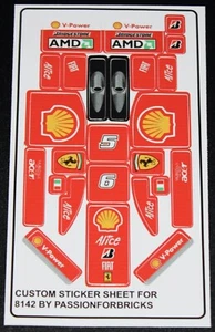 Pegatina personalizada para 8142 Replacement Sticker Sheet  - Imagen 1 de 1