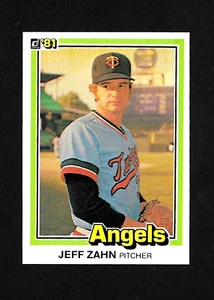 1981 DONRUSS SET-BREAK #532b GEOFF "JEFF" ZAHN ERROR "SIGNED A 3 YEAR" VARIATION - Picture 1 of 2