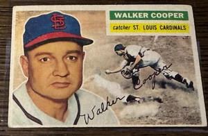 1956 Topps #273 Walker Cooper St. Louis Cards - EX - Grey Back -FREE Shipping - Picture 1 of 2