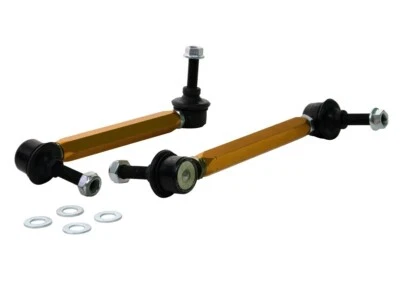 Sway Bar Link Kit Heavy Duty Adj Steel Ball Whiteline KLC187 - Image 1 of 3
