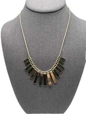 The Limited Bib Collar Necklace Shiny Cleopatra Tribal Native Mirror Statement Foto 1 de 4