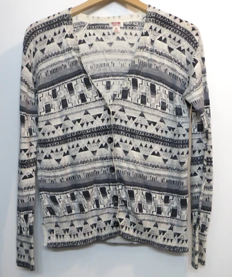 Mossimo Sweater Womens Small Cardigan Button Up Long Sleeve Lightweight Art - Image 1 of 4