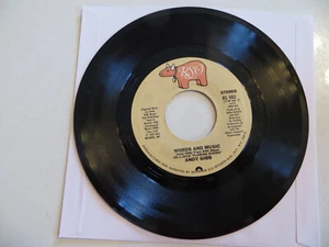 Andy Gibb – (Love Is) Thicker Than Water - 7" 45RPM 1977 RSO - Pop Rock - Picture 1 of 3