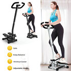 Stair Stepper Machine with Handlebar Mini Steppers W/LCD Monitor 300LBS Capacity