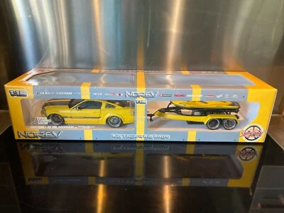 COFFRET FORD MUSTANG CESAM + JET SKI BY PAROTECH PARIS TUNING SHOW 1/18 NOREV - Photo 1/4