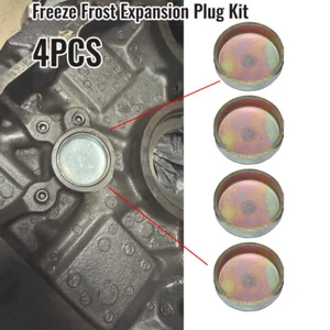 28mm Brass Freeze Plug Kit Engine Expansion Core Block Plugs Replacement 4pcs - Picture 1 of 5