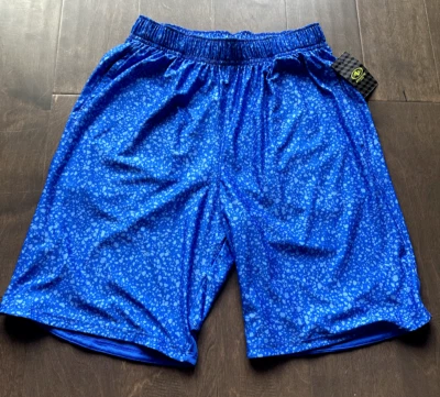 Athletic Works вязаный Джерси шорты синий печать эластичный пояс мужской маленький 28-30 - Изображение 1 из 3