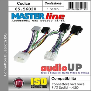 CONNETTORE ISO COLLEGAMENTO BLUETOOTH PARROT PER FIAT SEDICI - Foto 1 di 2