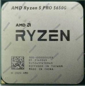 Procesador CPU AMD RYZEN 5 PRO 5650G AM4 R5 5650G 6 núcleos/12T 3,9 GHz 65 W de escritorio - Imagen 1 de 1