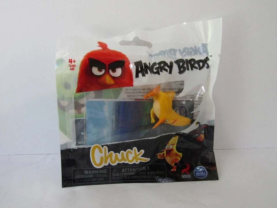 Angry Birds Collectible Chuck 2” Figure Rovio Spin Master 2016 3