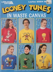 Looney Tunes In Waste Canvas Cross Stitch Patterns By Leisure Arts a4 - Picture 1 of 3