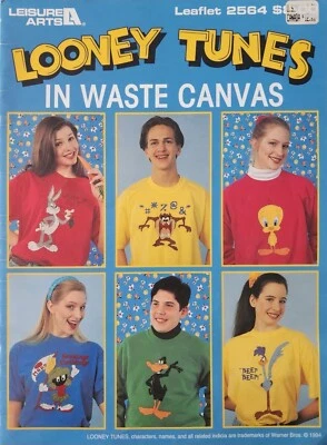 Looney Tunes In Waste Canvas Cross Stitch Patterns By Leisure Arts  a4 - Image 1 of 3