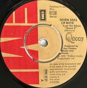 QUEEN -Seven Seas Of Rhye- Rare 1973 Swedish EMI 7” Vinyl Record - Picture 1 of 2