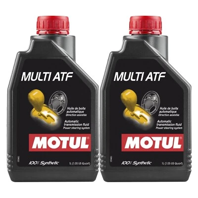 2 lt Olio Cambio Automatico e Servosterzo Motul Multi ATF 100% Sintetico Rosso - Immagine 1 di 4