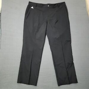 Adidas Climalite 3 Stripe Performance Mens Golf Pants Size 40x32 Black