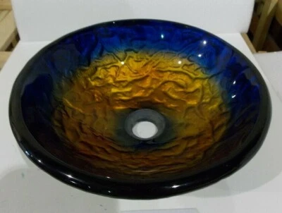 Fregadero de vaso de vidrio Eden Bath 14" True Planet (EB_GS41, D274) Foto 1 de 4