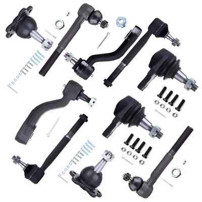 10x Front Ball Joints Idler Pitman Arm Tie Rod End For 93-95 Chevrolet K1500 - Изображение 1 из 4