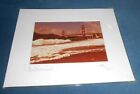 Signed Tian Ling Yu San Francisco Commercial Print 8X10 Matted New