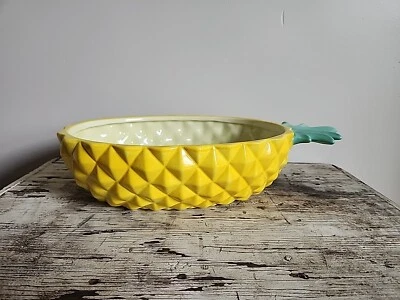 Cuenco para servir piña colección Martha Stewart plato de fiesta verano barbacoa Foto 1 de 4