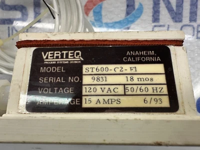 Controlador de burbujas Verteq ST600-C2-E1 120V 15A Foto 1 de 3