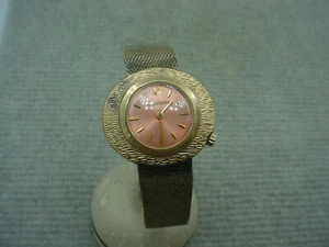 NICE VINTAGE BULOVA ACCUTRON 2183 RUNNING, COPPER DIAL !!!! N1 DATE 1971 - Picture 1 of 10