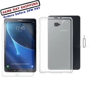 Tempered Glass Screen Protector TPU Case for Samsung Galaxy Tab A 10.1 SM-T587P - Picture 1 of 1