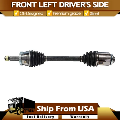 Eje delantero izquierdo CV 1991-1996 compatible con Dodge Stealth Dohc, tracción delantera, automático Foto 1 de 4