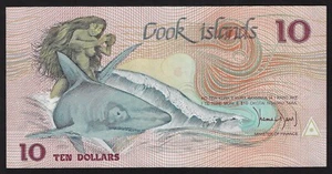COOK ISLANDS 10 DOLLARS 1987 PICK -4 GEM UNC - Picture 1 of 2