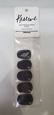 D'ADDARIO D’Addario Woodwinds Reserve - Mundstück Patch Schwarz - 5er (RMP01B)