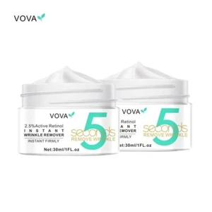 VOVA 5 Seconds Wrinkle Remover Retinol Cream Fast-acting Collagen - 2 PACK - Picture 1 of 8
