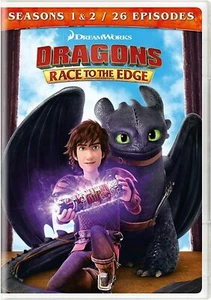Dragons Race to the Edge Season 1 + 2 Series 1 + 2 NEW DVD IN STOCK NOW - Foto 1 di 1