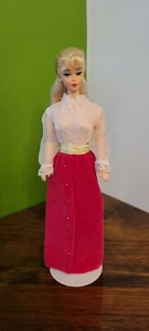 Repro Blonde Barbie restyled wearing cute reimagined Disc Date straight leg - Picture 1 of 7