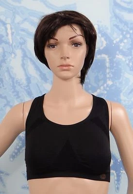 COLECCIÓN BALANCE Sujetador Deportivo Entrenamiento Espalda Corredor Negro,Talla S-SIN RELLENO Foto 1 de 3