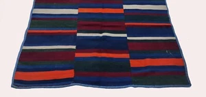 Antike Tibetische Dolpo Decke Textil Größe 89 cm x 80 cm Naturstoff, YB - Bild 1 von 4