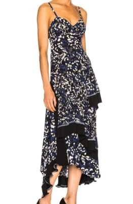 Vestido 3.1 Phillip Lim Plisado Volantes Talla 2 Nuevo con Etiquetas Foto 1 de 4