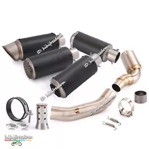 Silenciador de carbono tubo de escape medio ATV modificado para Duke ADV 390 250 2020-2023 - Imagen 1 de 13