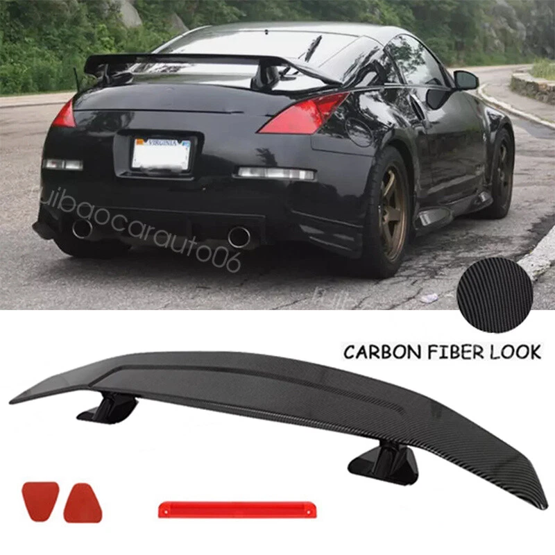 46" Rear Trunk Spoiler Carbon Style GT-Style Racing Wing For Nissan 370Z 350Z Foto 1 de 4