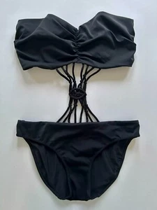 FREYA BLACK SEXY UNDERWIRED MONOKINI SWIMSUIT VARIOUS SIZES BNWOT - Picture 1 of 5