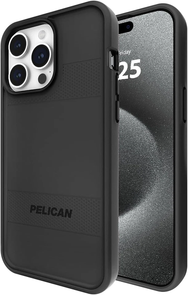Funda Pelican ProtectorMagnético Incorporada Imanes Magsafe Para iPhone 6.7 Pro Negra Foto 1 de 1