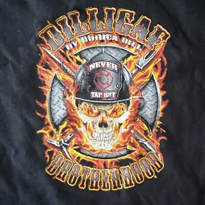 T-shirt pompiere Dilligaf di Bohica Bill taglia M - Foto 1 di 2