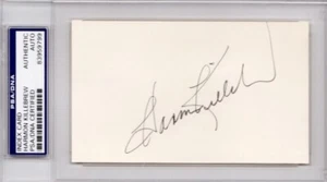 Harmon Killebrew Signed Minnesota Twins 3x5 inch Index Card + PSA/DNA COA Holder - Picture 1 of 1