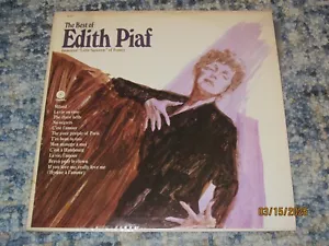 The Best of Edith Piaf, LP, SM-2616 Vinyl Immortal "Little Sparrow" of France - Picture 1 of 2